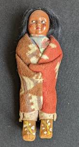 lot 86 image: Pair of Skookum Dolls