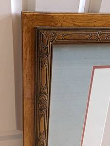 lot 105 image: Beautifully Framed Pansy Print