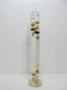 lot 13 image: 17 Glass Galileo Thermometer