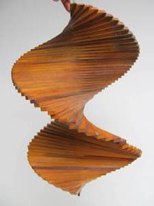 lot 103 image: Mid Century Sculptural Wood Wind Catcher