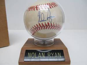 lot 133 image: Authentic NOLAN RYAN Autographed Baseball