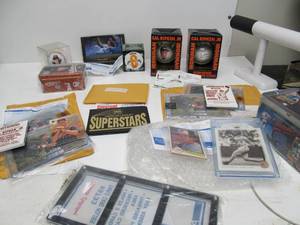 lot 135 image: Large Collection of CAL RIPKEN Memorabilia & Baseball Cards