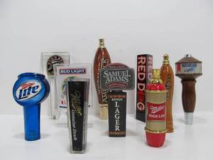 lot 143 image: Nice Lot of Assorted Beer Tap Handles