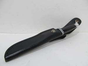 lot 163 image: Nice Vintage BUCK Knife No. 102 wMatching Leather Sheath