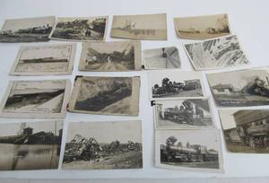 lot 168 image: Nice Lot of Antique Railroad Photos RPPCs etc