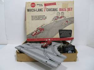 lot 208 image: Vintage Which Lane Chicane Slot Race Set