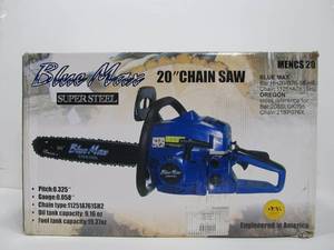 lot 212 image: Brand New Blue Max Super Steel 20 Chainsaw 