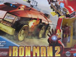 lot 257 image: Brand New IRON MAN 2 Rolling Battle Headquarters Playset