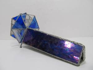 lot 281 image: Kaleidoscope Stained Glass Wheels And Body Footed