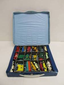 lot 301 image: Vintage MATCHBOX Collector Case FULL of Old Matchbox Cars