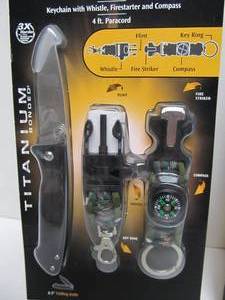 lot 313 image: Brand New Camillus Nimble KnifeFirestarter Kit & Gerber Gutsy Procession Knife Tool