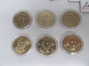 lot 320 image: Group of Uncirculated 2007 Presidential Dollar Coins 
