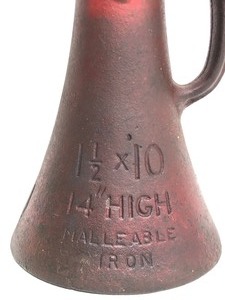 lot 351 image: Very Nice Antique SIMPLEX Bottle Jack - Red