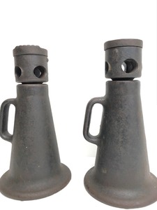 lot 353 image: Matching Pair of Antique Cast Iron Chapman Bottle Jacks