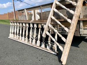 lot 342 image: 2 Antique Porch Railings - One Stairway Section