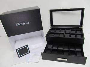 lot 220 image: Like-New GLENOR Co Watch Collectors Case