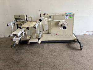 Aztech Machinery Unwind Station DT-4013A with splicing station and web guide