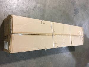 lot 6 image: Husky Ready-to-Assemble 24-Gauge Steel Freestanding Garage Cabinet in Black (36 in. W x 72 in. H x 18 in. D) Customer Returns See Terms on Auction