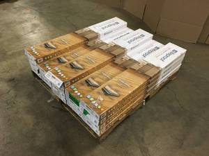 lot 12 image: 18 Boxes of Lifeproof Essential Oak 7.1 in. W x 47.6 in. L Click Lock Luxury Vinyl Plank Flooring (18.73 sq. ft.  case) Variouis Conditions Customer Returns See Terms on Auction