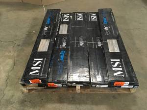 lot 19 image: 7 Boxes of MSI Woodland Ashen Estate 7.13 in. W x 48.03 in. L Rigid Core Luxury Vinyl Plank Flooring (23.77 sq. ft.  case) Customer Returns See Terms on Auction