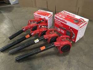 lot 22 image: Lot of Homelite Leaf Blowers Customer Returns See Terms on Auction