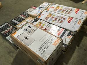 Lot of Utility Shelving Various Conditions customer Returns See Terms on  Auction