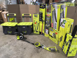 Lot of Ryobi Lawn care Power Tools various models and conditions Customer Returns See Terms on Auction