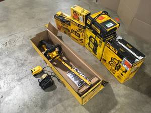 Lot of Mixed Assorted Dewalt Power Tools and Portable Power Stations Customer Returns See Terms on Auction