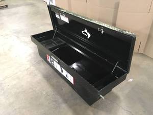 Husky 71.36 in. Matte Black Aluminum Full Size Crossbed Truck Tool Box Dented Damaged Customer Returns See Terms on  Auction