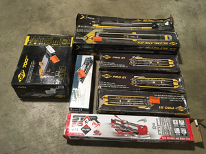 Lot of Mixed Tile Cutters Customer Returns See Terms on Auction