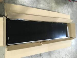 Husky Ready-to-Assemble 24-Gauge Steel Freestanding Garage Cabinet in Black (36 in. W x 72 in. H x 18 in. D) Customer Returns See Pictures