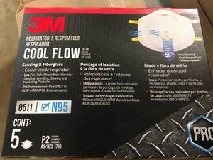 Pallet of Respirator Cool Flow N95 Masks by 3M See Pictures
