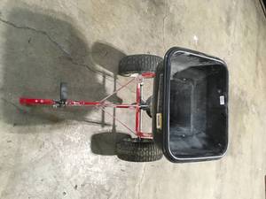 Everbilt 130 lbs. Tow Broadcast Spreader Customer Returns See Terms on Auction