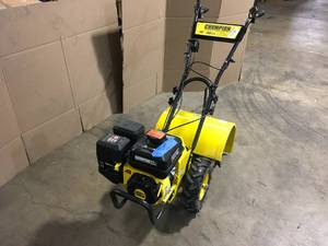 Champion Power Equipment 19 in. 212cc 4-Stroke Gas Garden Counter Rotating Rear Tine Tiller with Self-Propelled Agricultural Tires Customer Returns See Pictures