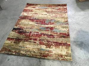 Destiny Abstract Multi 5 ft. x 7 ft. Abstract Area Rug Customer Returns See Term s on Auction