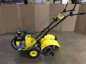 lot 2 image: Champion Power Equipment 19 in. 212cc 4-Stroke Gas Garden Counter Rotating Rear Tine Tiller with Self-Propelled Agricultural Tires Customer Returns See Terms on  Auction