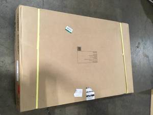 Husky 46 in. W x 24 in. D Steel Adjustable Height Solid Wood Top Workbench Table in Black Customer Returns See Terms on Auction