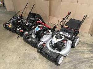 Lot of Assorted Lawn Mowers used various models and conditions Customer Returns See Terms on  Auction
