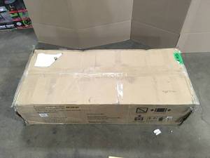 Husky 4 ft. Solid Wood Top Workbench in Black with Pegboard and 1 Drawer Customer Returns See Terms on Auction