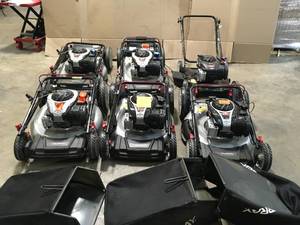 Lot o f Assorted Lawn Mowers various models and conditions used Customer Returns See Terms on Auction