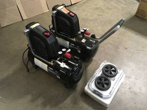 Lot of 2 Husky 8G 150 PSI Hotdog Air Compressor Customer Returns See Terms on Auction