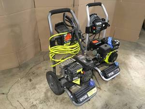 Lot of 2 Ryobi Presure Washers Customer Returns See Terms on Auction