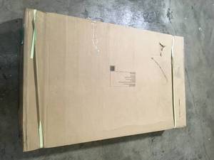 Husky 52 in. W x 24 in. D Adjustable Height Solid Wood Top Workbench Table in Black Customer Returns See Terms on Auction