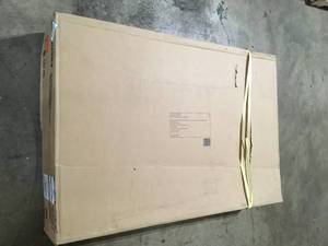 Husky 46 in. Adjustable Height Work Table with 2-Drawers in Black Customer Returns See Terms on Auction