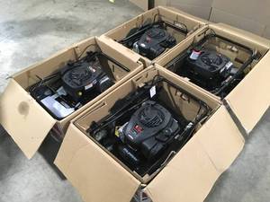 Lot of 4 Murray 20 in. 125 cc Briggs & Stratton Walk Behind Gas Push Lawn Mower with 4 Wheel Height Adjustment and Prime N Pull Start Customer Returns See terms on Auction