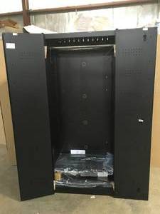 Husky Regular Duty Welded 24-Gauge Steel Freestanding Garage Cabinet in Black (31 in. W x 75 in. H x 20 in. D) Customer Returns See Terms on Auction