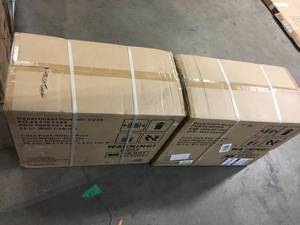 Husky Regular Duty Welded 24-Gauge Steel Wall Mounted Garage Cabinet in Black (24 in. W x 18 in. H x 12 in. D) Customer Returns See Terms on Auction