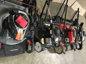 Lot of Mixed Lawn Mowers used various models and conditions Customer Returns See Terms on Auction