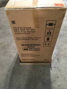Husky Garage Cabinet Customer Returns See Terms on Auction