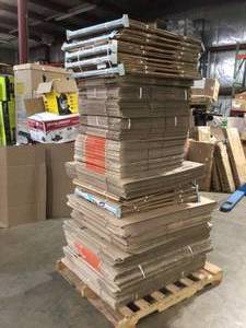 Pallet of Home Depot Moving Storage Boxes See Pictures